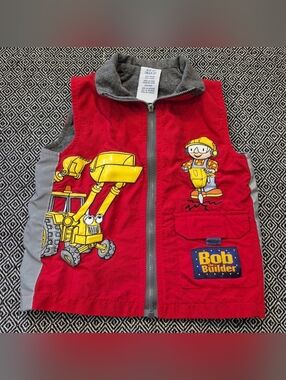 Vintage Bob The Builder Toddler Vest Size 2T AS IS